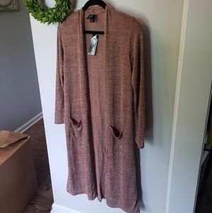 NWT Agnes & Dora Caramel Duster